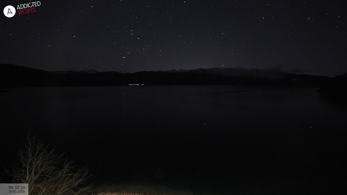 Archiv Foto Webcam Hotel Karwendelblick: Ausblick zum Walchensee