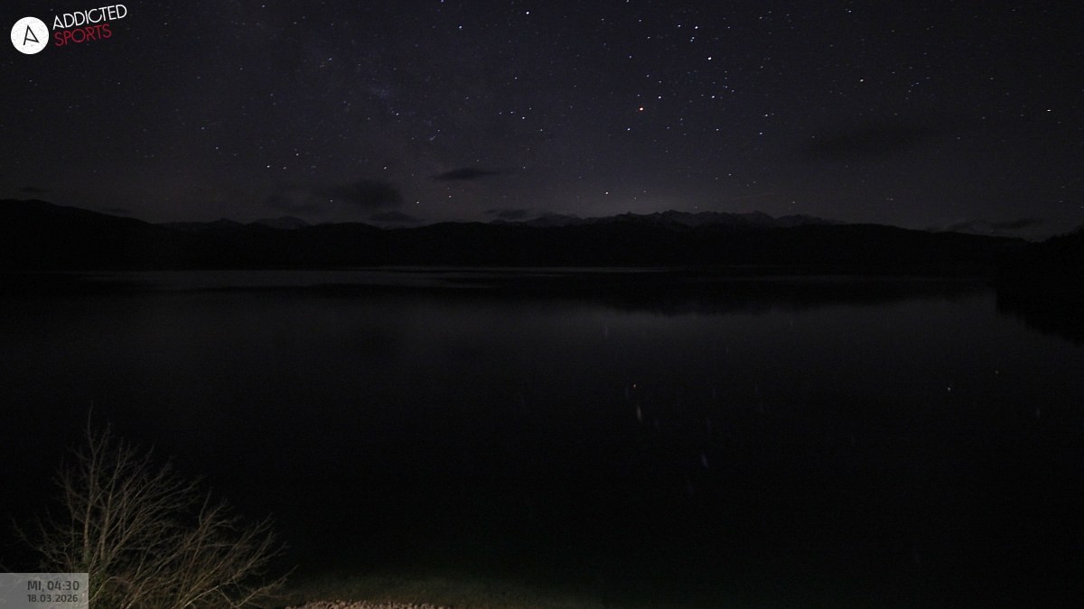 Archiv Foto Webcam Hotel Karwendelblick: Ausblick zum Walchensee