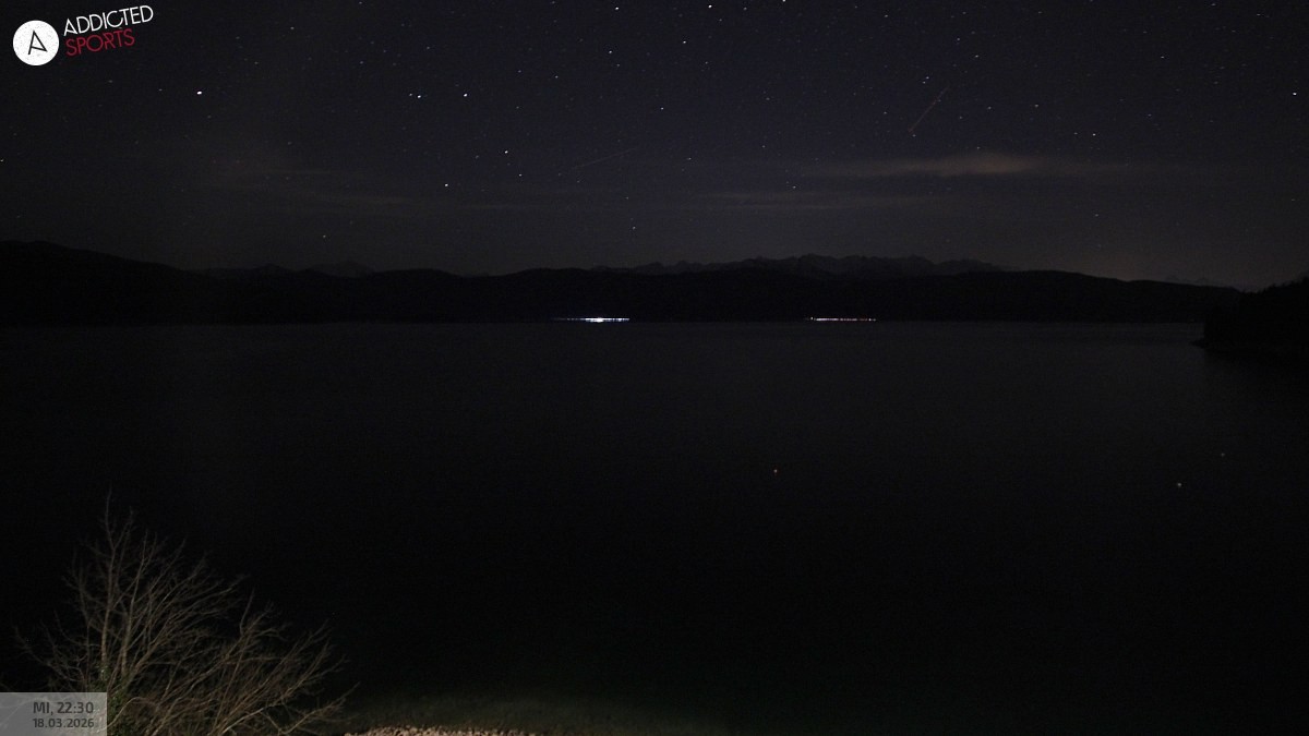 Archiv Foto Webcam Hotel Karwendelblick: Ausblick zum Walchensee