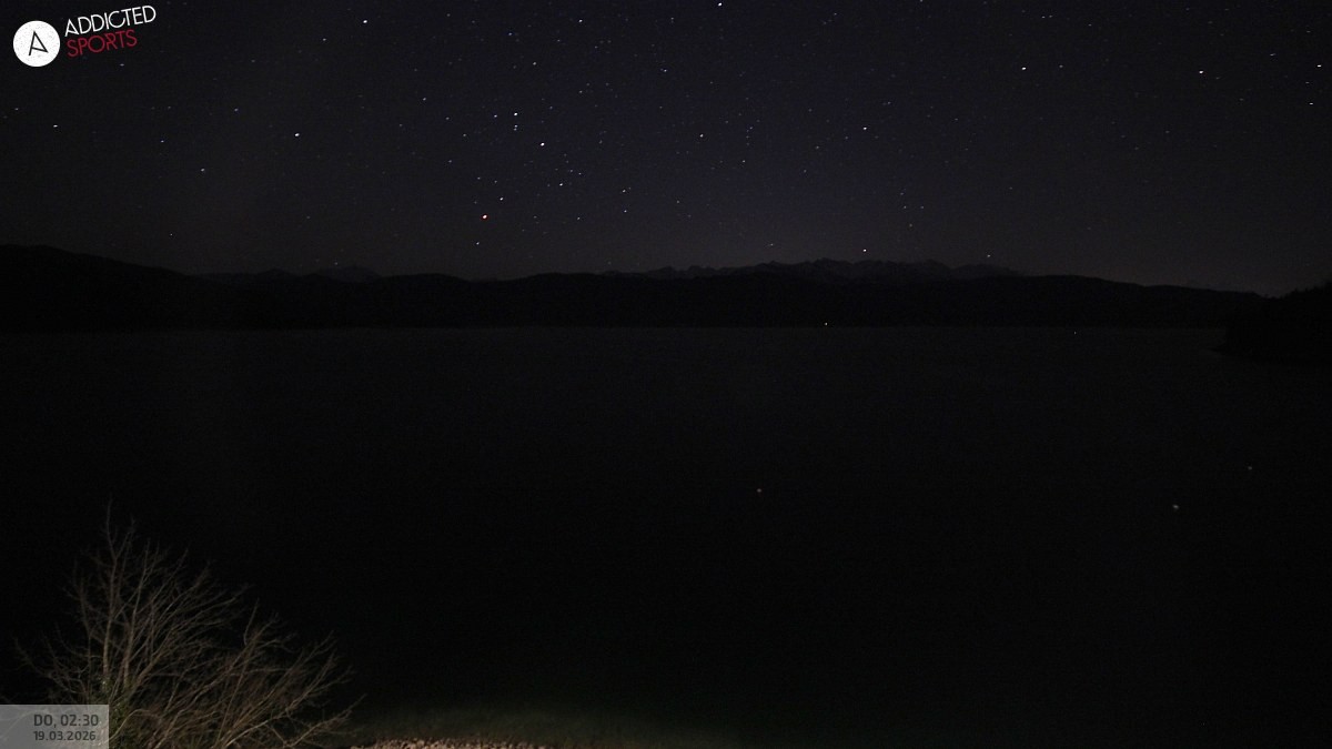 Archiv Foto Webcam Hotel Karwendelblick: Ausblick zum Walchensee