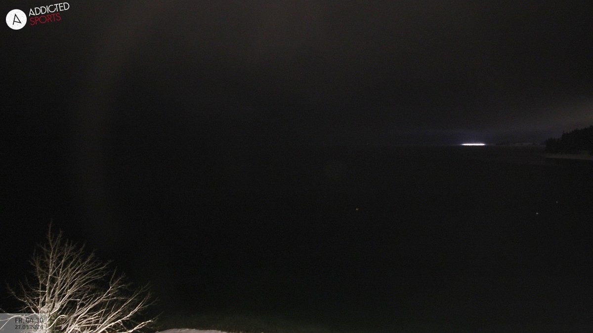 Archiv Foto Webcam Hotel Karwendelblick: Ausblick zum Walchensee