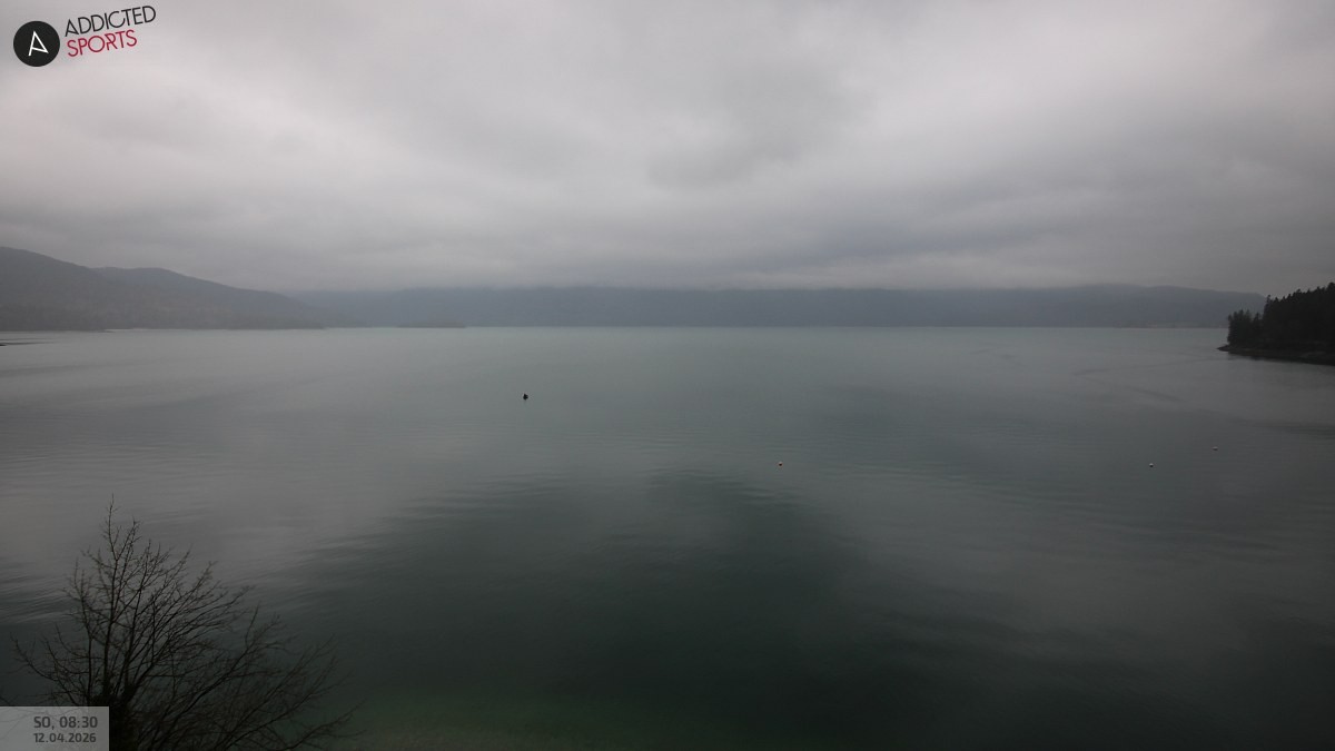 Archiv Foto Webcam Hotel Karwendelblick: Ausblick zum Walchensee