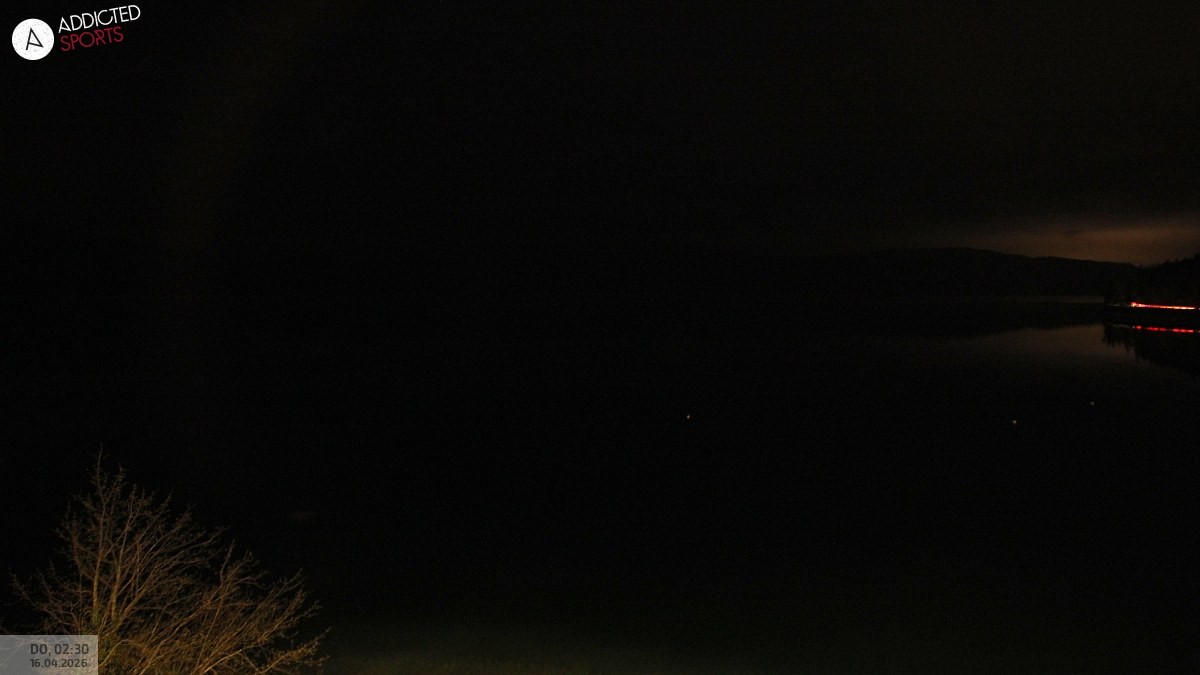 Archiv Foto Webcam Hotel Karwendelblick: Ausblick zum Walchensee