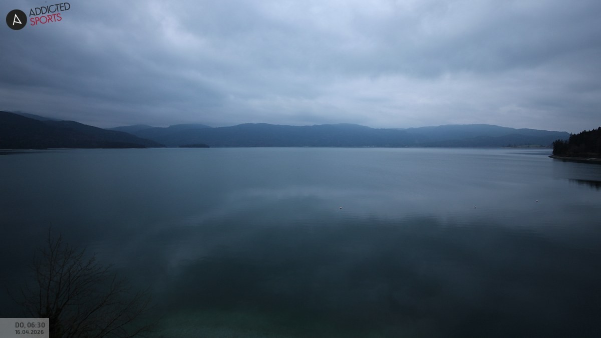 Archiv Foto Webcam Hotel Karwendelblick: Ausblick zum Walchensee