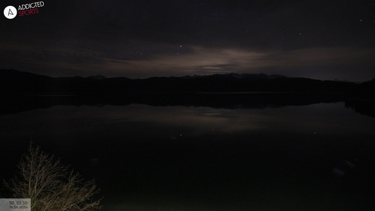 Archiv Foto Webcam Hotel Karwendelblick: Ausblick zum Walchensee