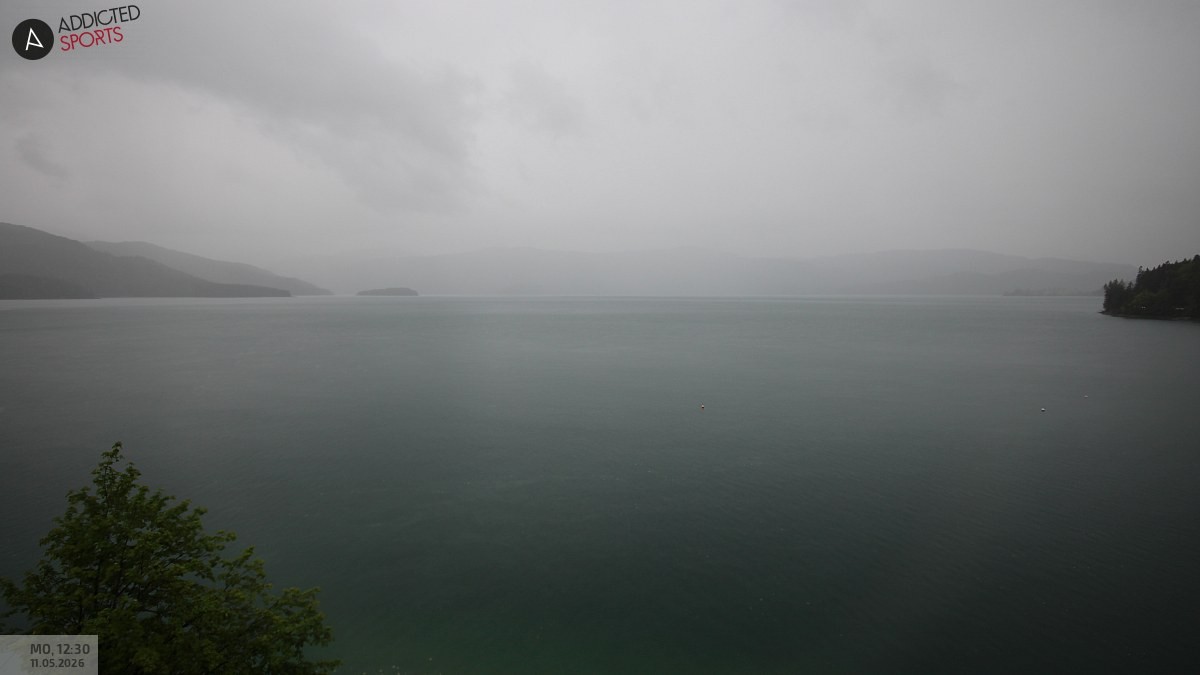 Archived image Webcam Lake Walchensee: View Hotel Karwendelblick
