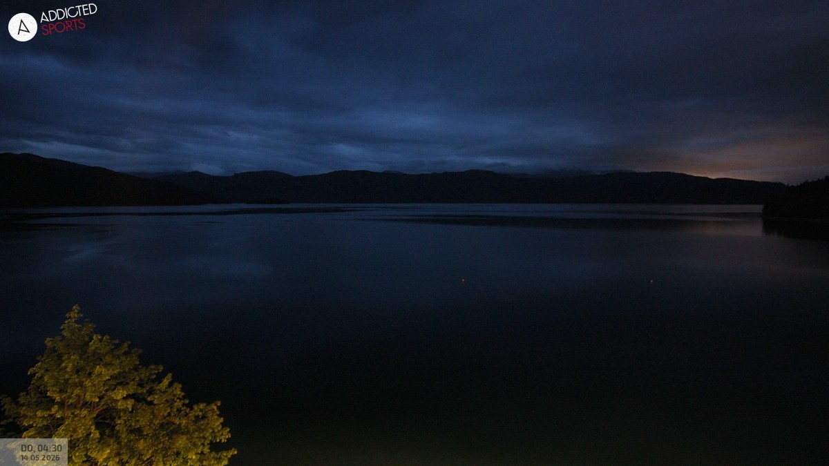 Archiv Foto Webcam Hotel Karwendelblick: Ausblick zum Walchensee