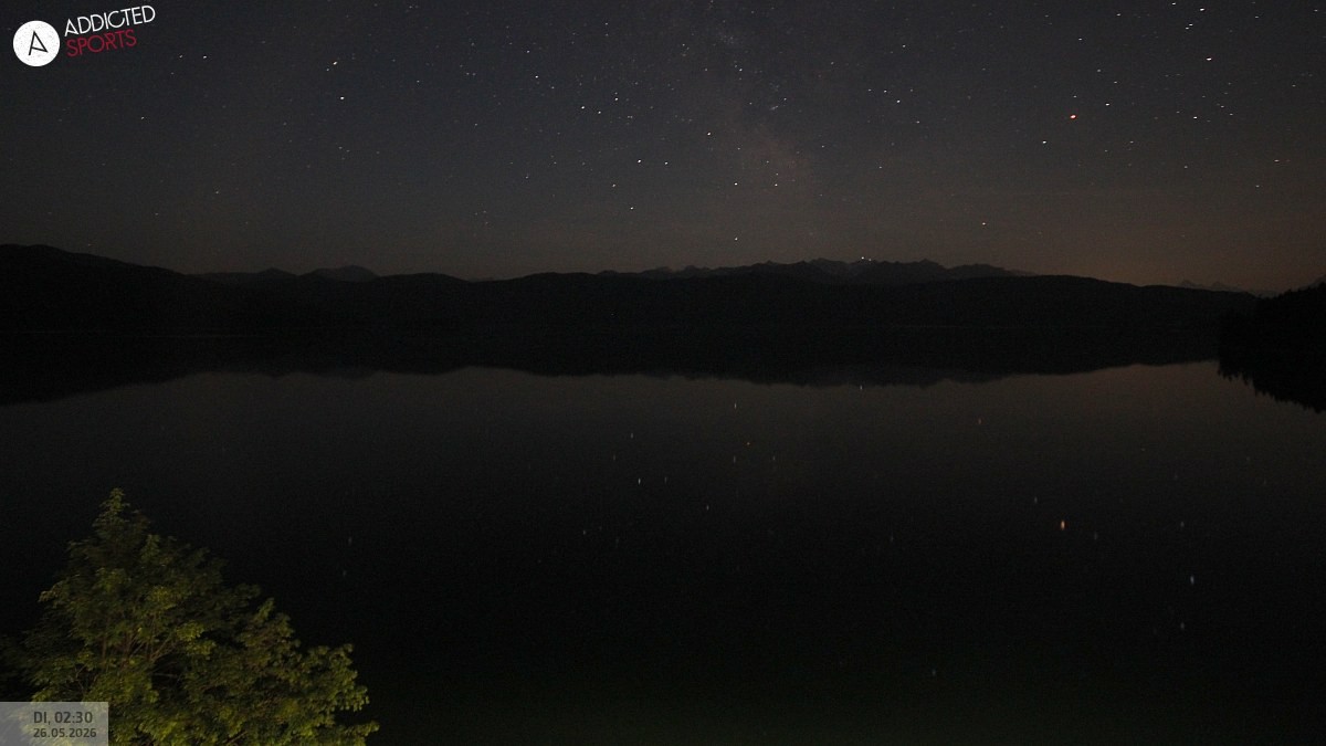 Archived image Webcam Lake Walchensee: View Hotel Karwendelblick
