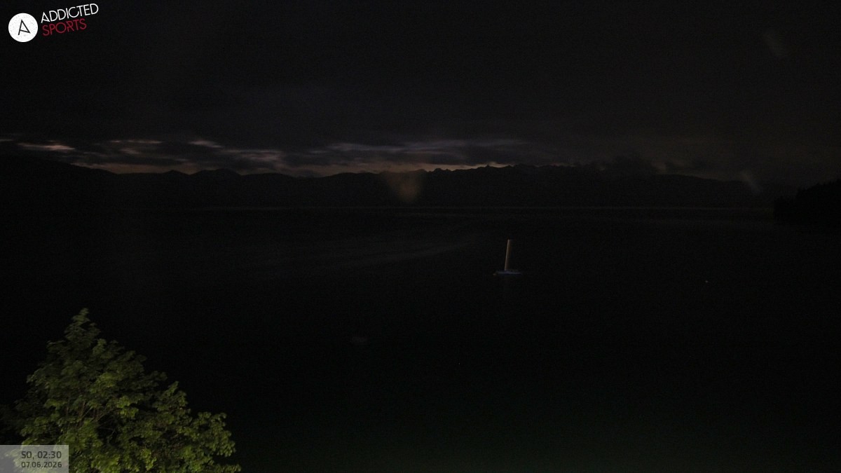 Archiv Foto Webcam Hotel Karwendelblick: Ausblick zum Walchensee