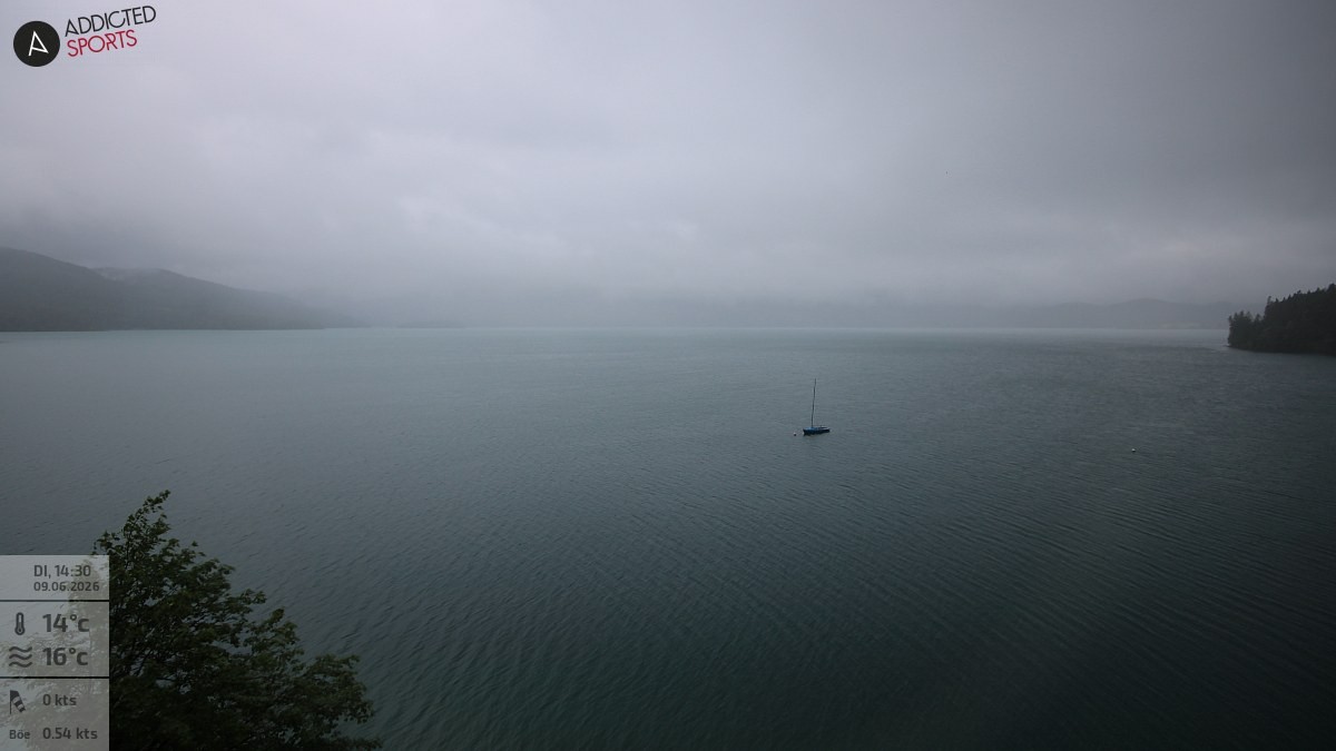 Archiv Foto Webcam Hotel Karwendelblick: Ausblick zum Walchensee