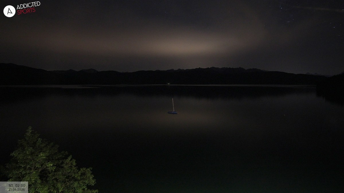 Archiv Foto Webcam Hotel Karwendelblick: Ausblick zum Walchensee