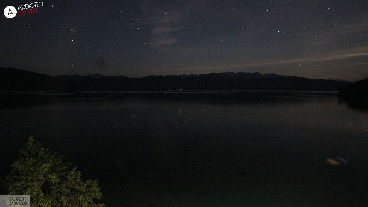 Archiv Foto Webcam Hotel Karwendelblick: Ausblick zum Walchensee