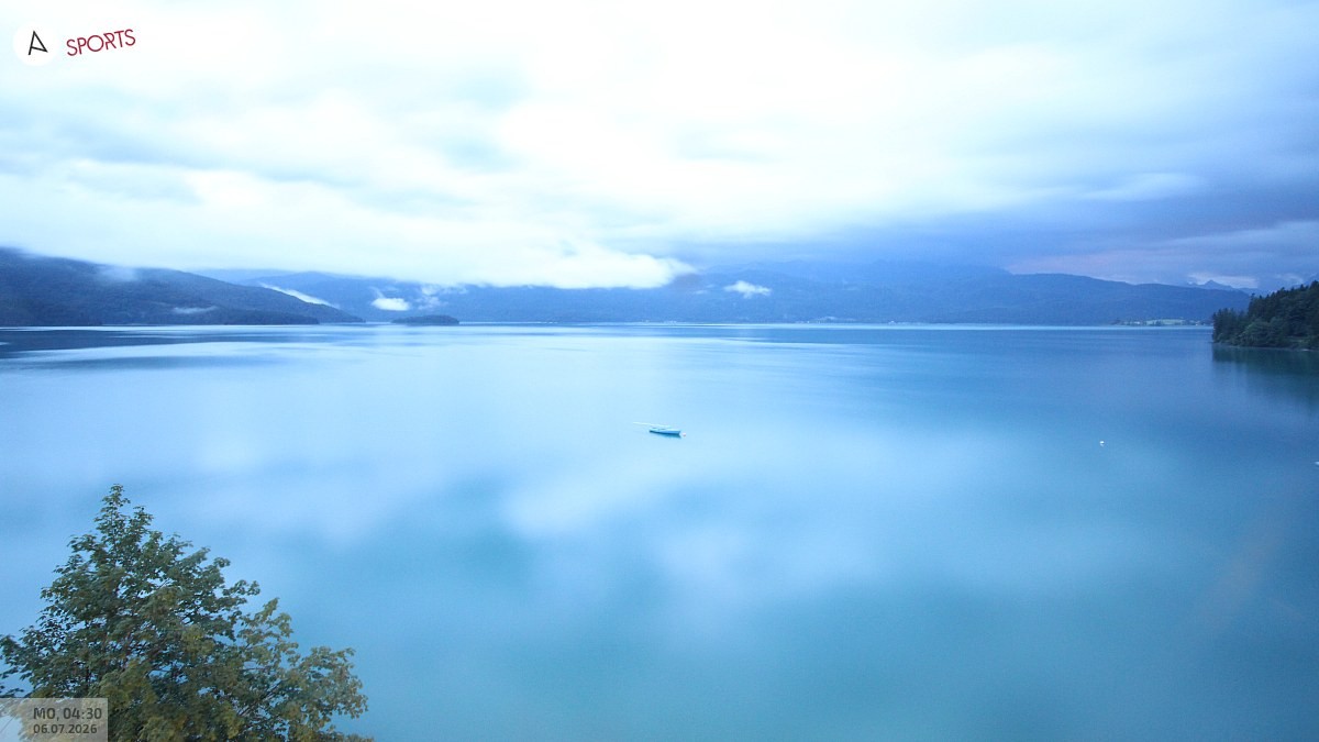 Archiv Foto Webcam Hotel Karwendelblick: Ausblick zum Walchensee