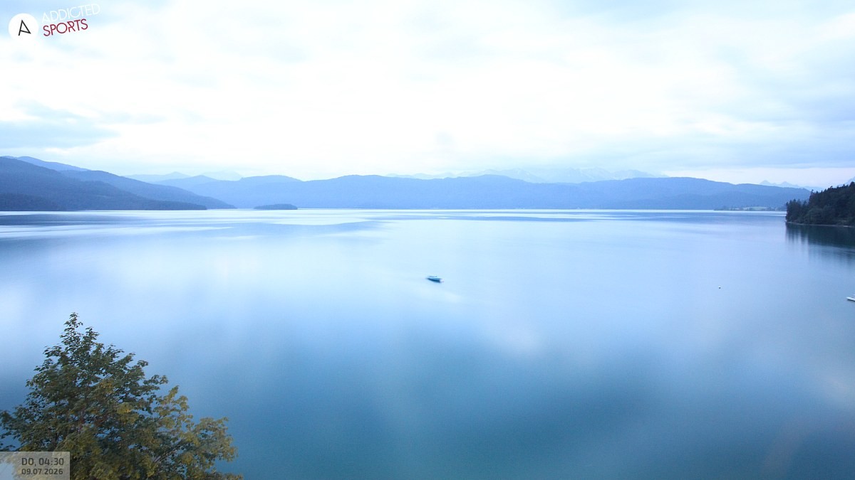 Archiv Foto Webcam Hotel Karwendelblick: Ausblick zum Walchensee