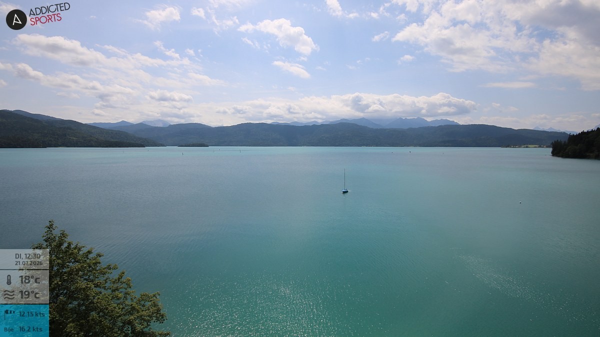 Archiv Foto Webcam Hotel Karwendelblick: Ausblick zum Walchensee