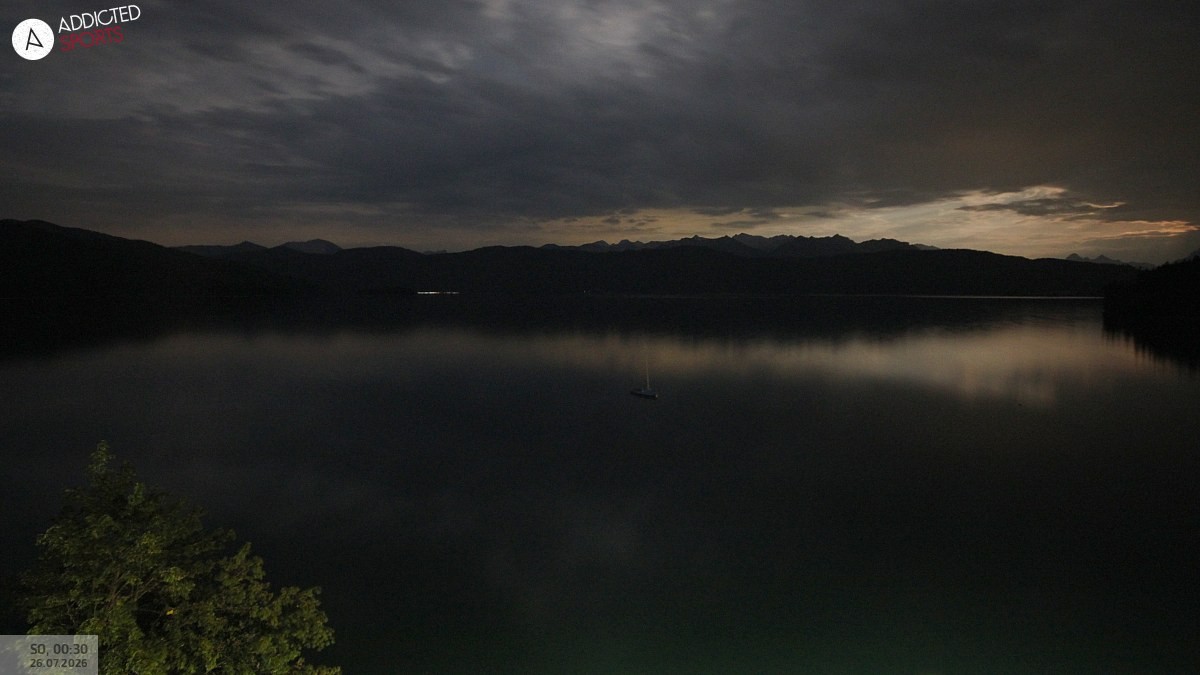 Archiv Foto Webcam Hotel Karwendelblick: Ausblick zum Walchensee