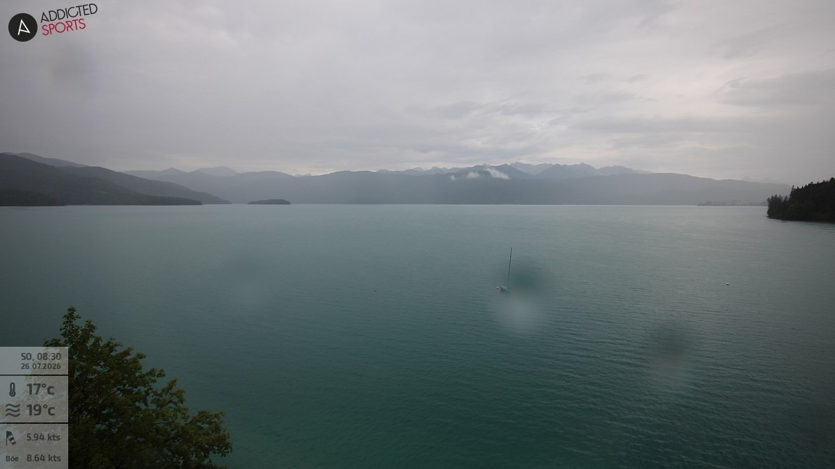 Archiv Foto Webcam Hotel Karwendelblick: Ausblick zum Walchensee