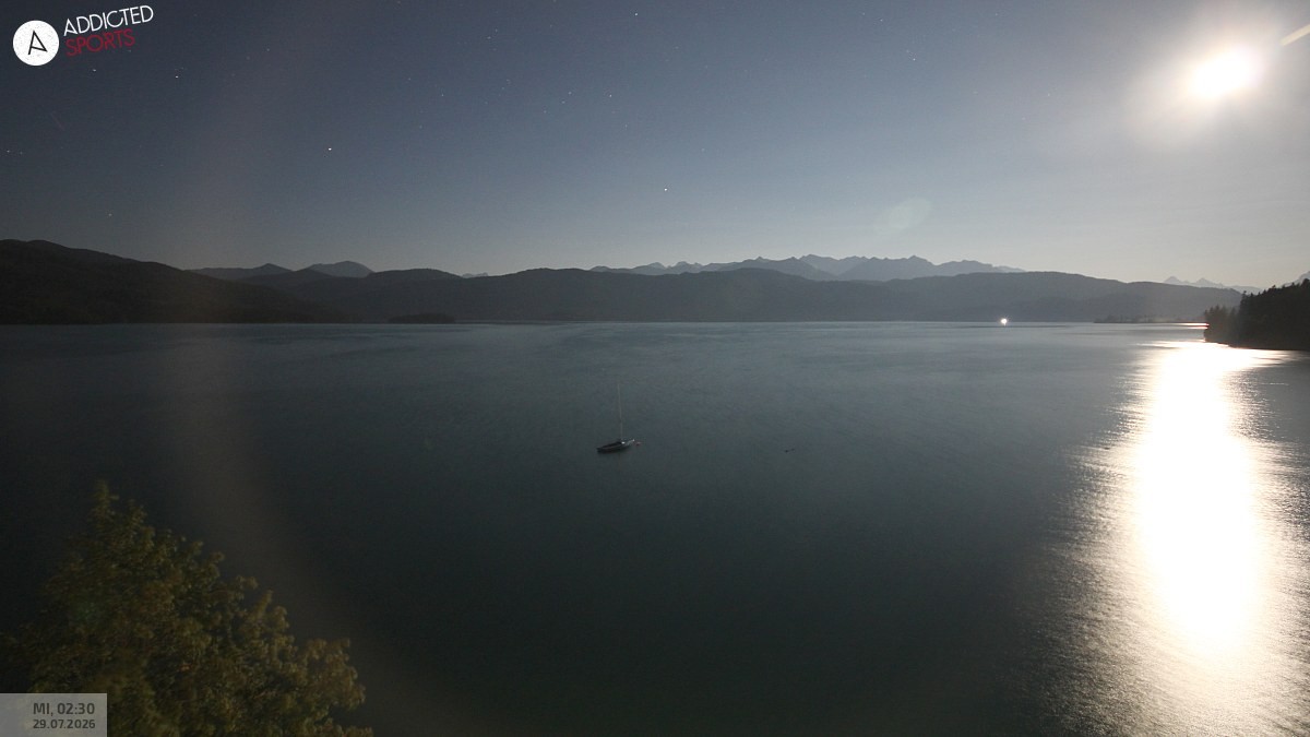 Archiv Foto Webcam Hotel Karwendelblick: Ausblick zum Walchensee