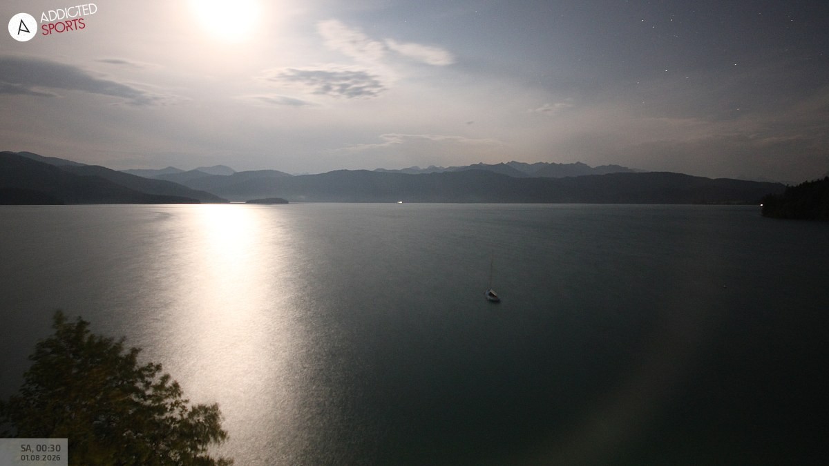 Archiv Foto Webcam Hotel Karwendelblick: Ausblick zum Walchensee