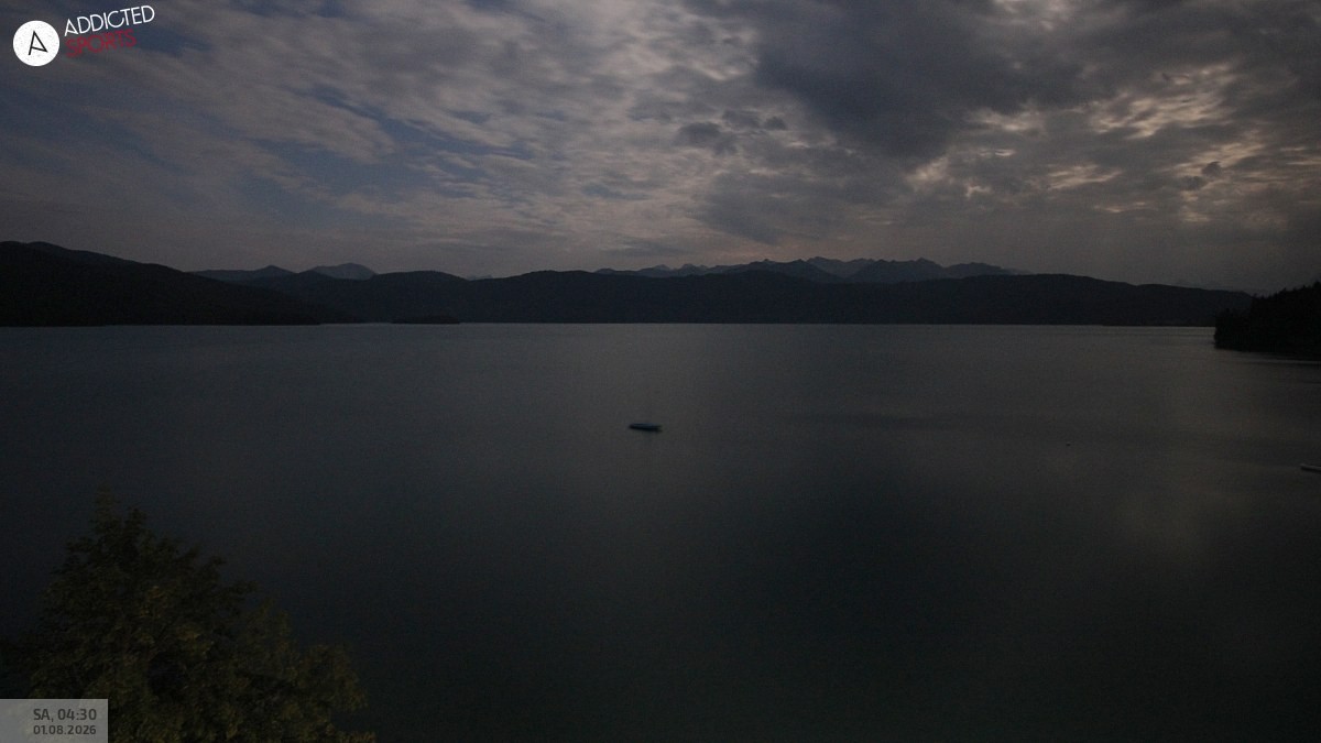 Archiv Foto Webcam Hotel Karwendelblick: Ausblick zum Walchensee