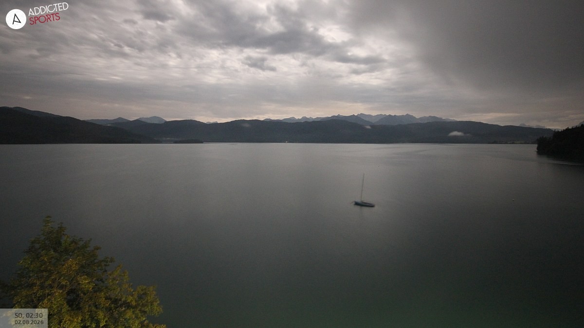 Archiv Foto Webcam Hotel Karwendelblick: Ausblick zum Walchensee