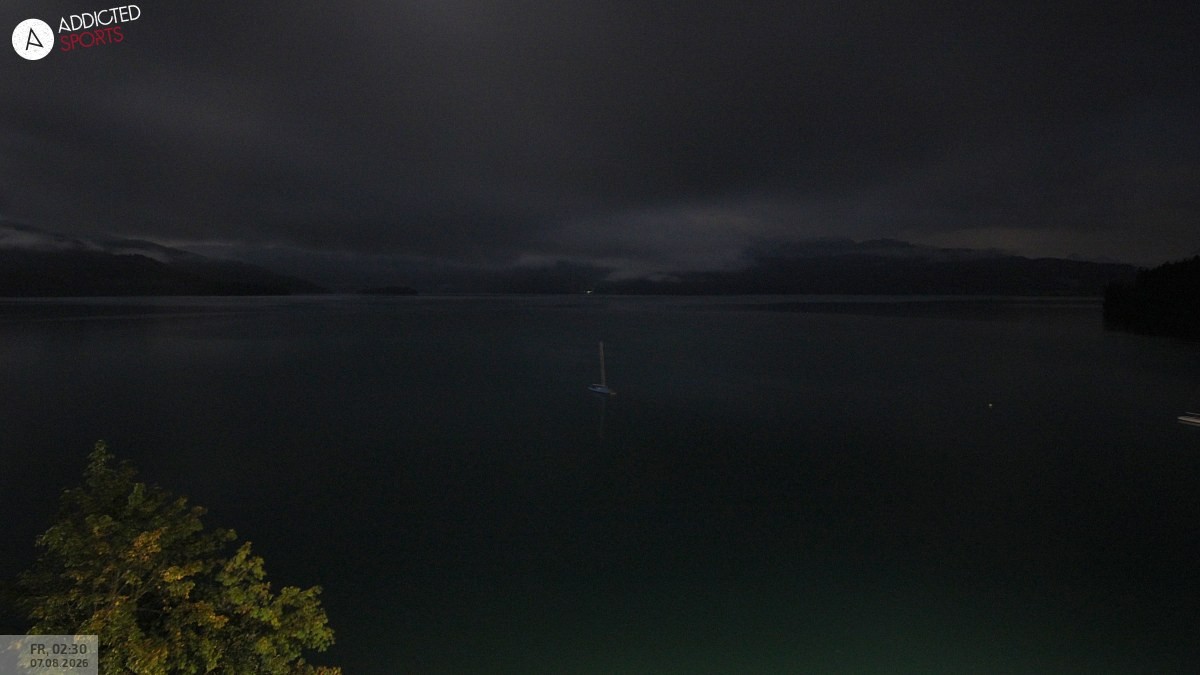 Archiv Foto Webcam Hotel Karwendelblick: Ausblick zum Walchensee