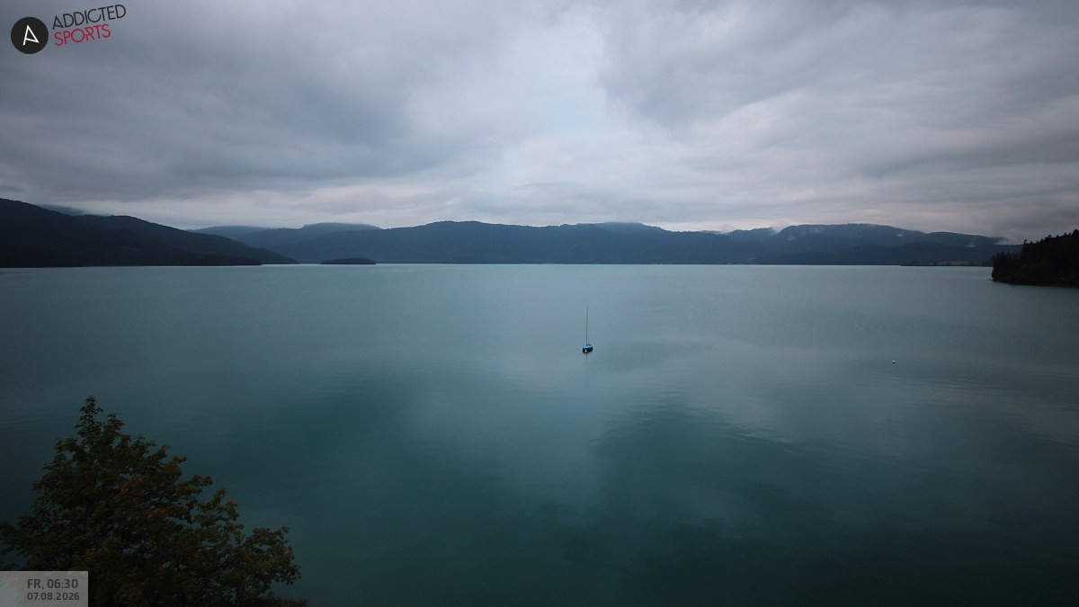 Archiv Foto Webcam Hotel Karwendelblick: Ausblick zum Walchensee