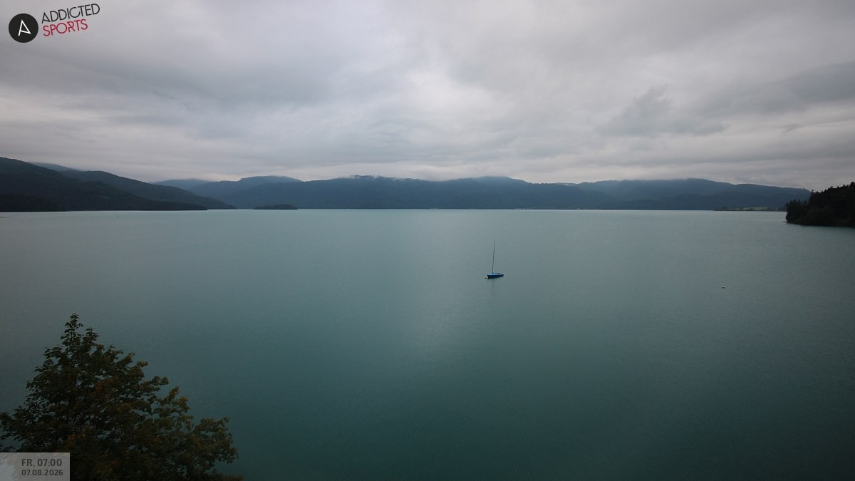 Archiv Foto Webcam Hotel Karwendelblick: Ausblick zum Walchensee