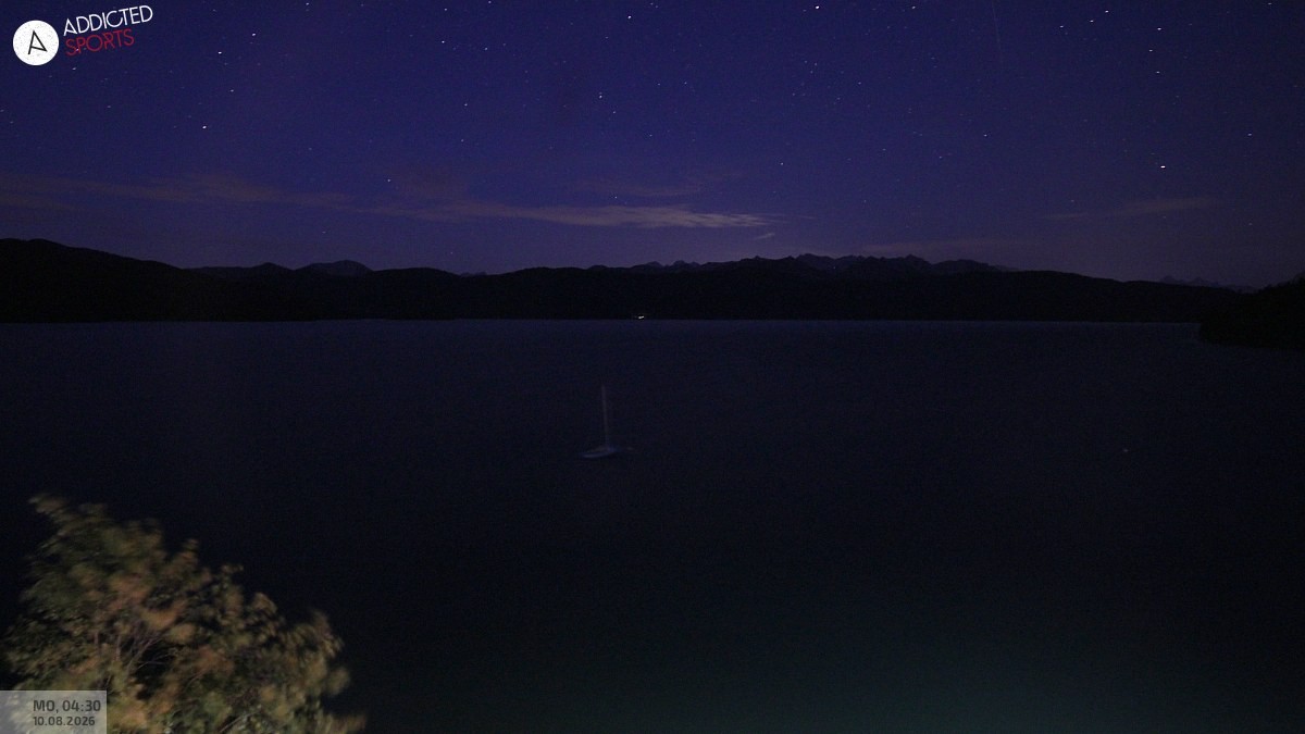 Archiv Foto Webcam Hotel Karwendelblick: Ausblick zum Walchensee