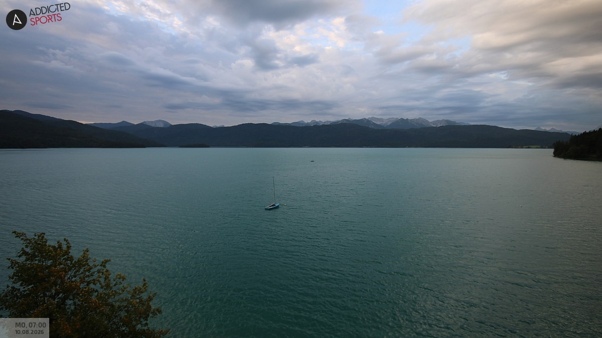 Archiv Foto Webcam Hotel Karwendelblick: Ausblick zum Walchensee