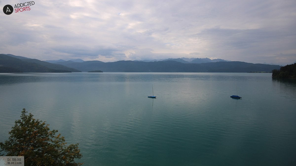 Archiv Foto Webcam Hotel Karwendelblick: Ausblick zum Walchensee