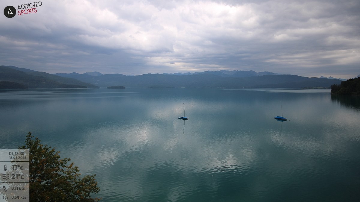 Archiv Foto Webcam Hotel Karwendelblick: Ausblick zum Walchensee