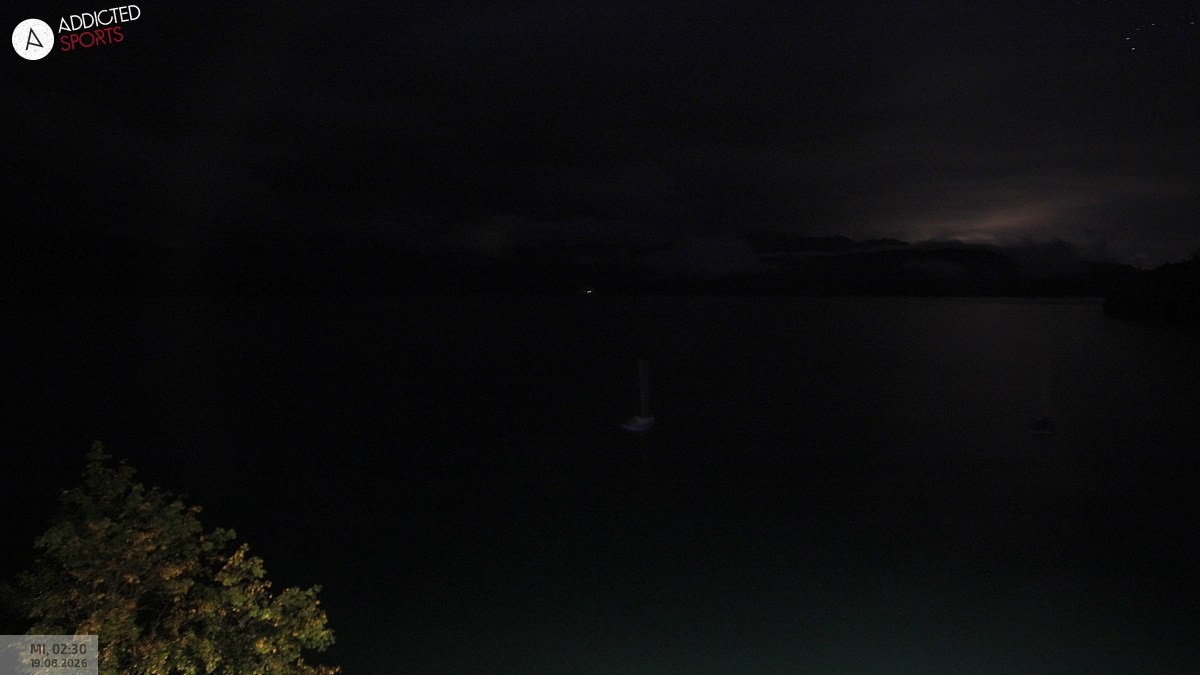 Archiv Foto Webcam Hotel Karwendelblick: Ausblick zum Walchensee