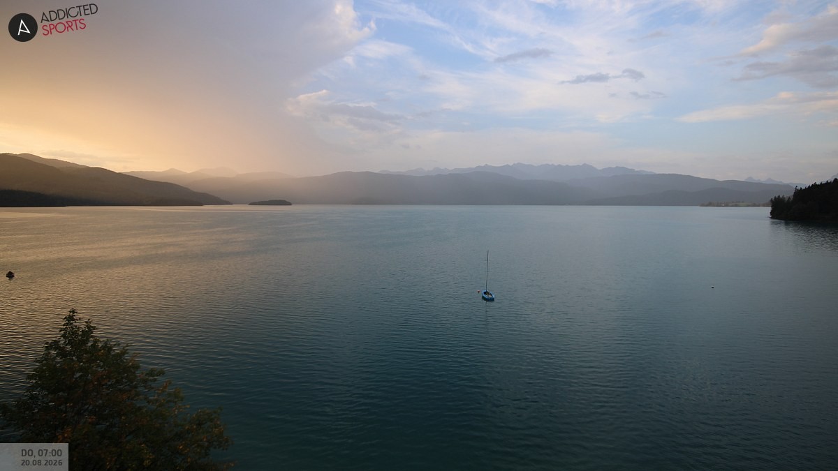 Archiv Foto Webcam Hotel Karwendelblick: Ausblick zum Walchensee