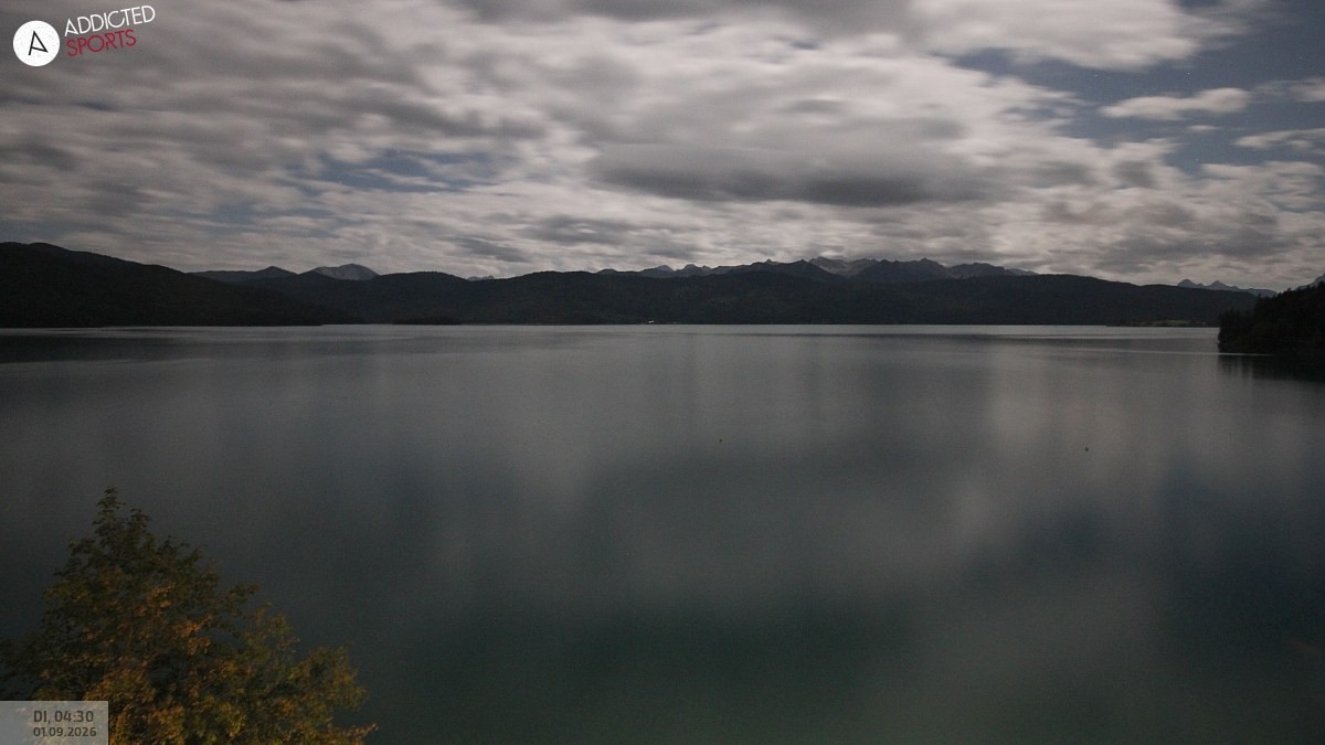 Archiv Foto Webcam Hotel Karwendelblick: Ausblick zum Walchensee