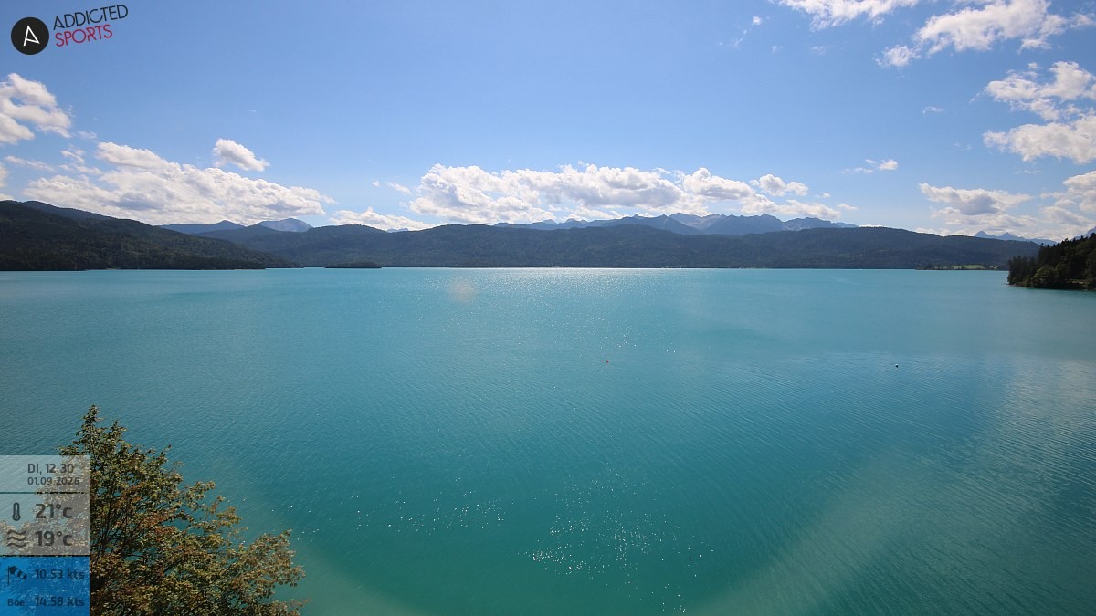 Archiv Foto Webcam Hotel Karwendelblick: Ausblick zum Walchensee
