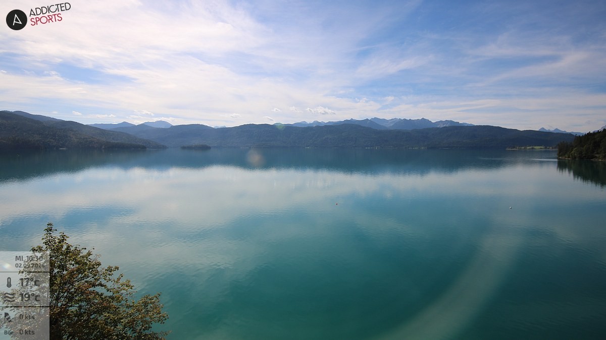 Archiv Foto Webcam Hotel Karwendelblick: Ausblick zum Walchensee