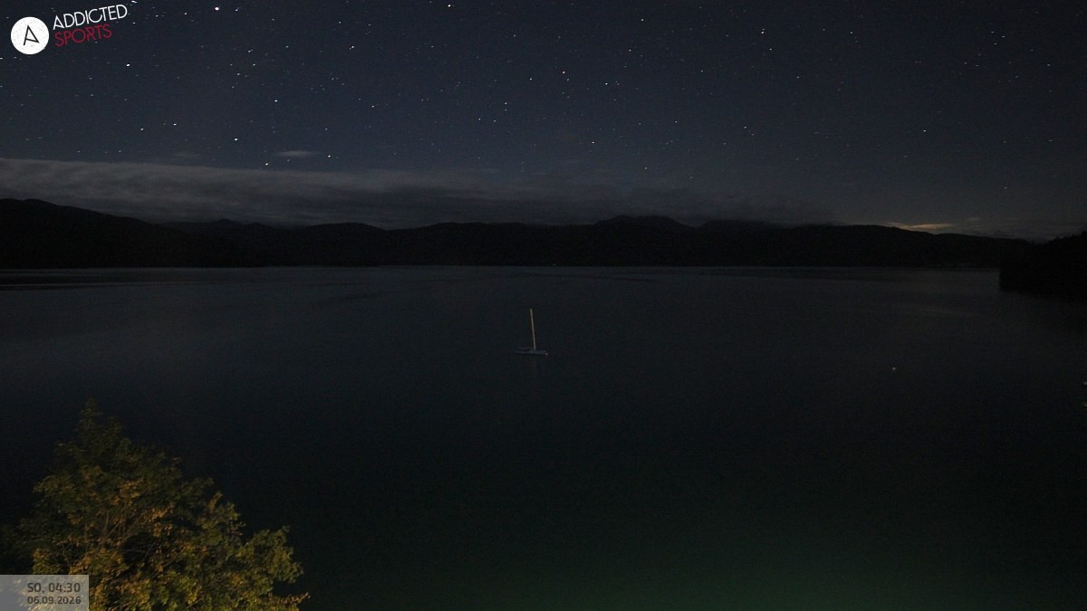 Archiv Foto Webcam Hotel Karwendelblick: Ausblick zum Walchensee