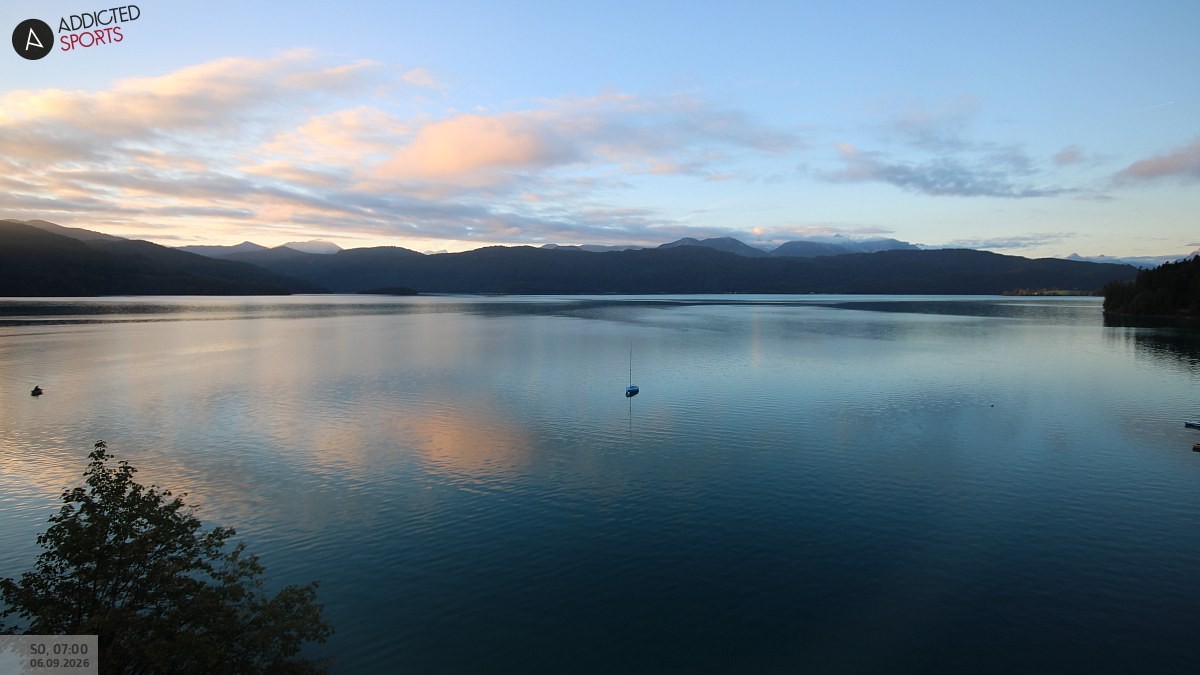 Archiv Foto Webcam Hotel Karwendelblick: Ausblick zum Walchensee