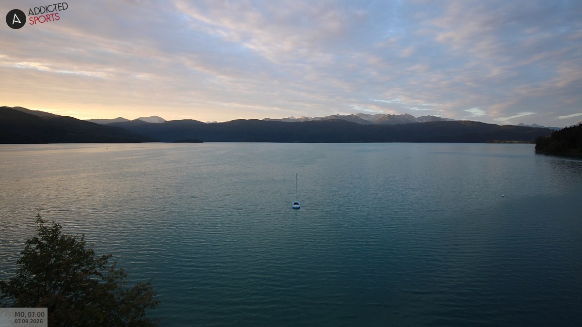 Archiv Foto Webcam Hotel Karwendelblick: Ausblick zum Walchensee