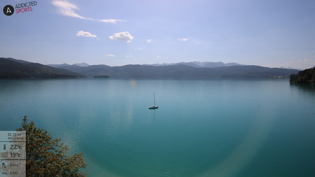 Archiv Foto Webcam Hotel Karwendelblick: Ausblick zum Walchensee
