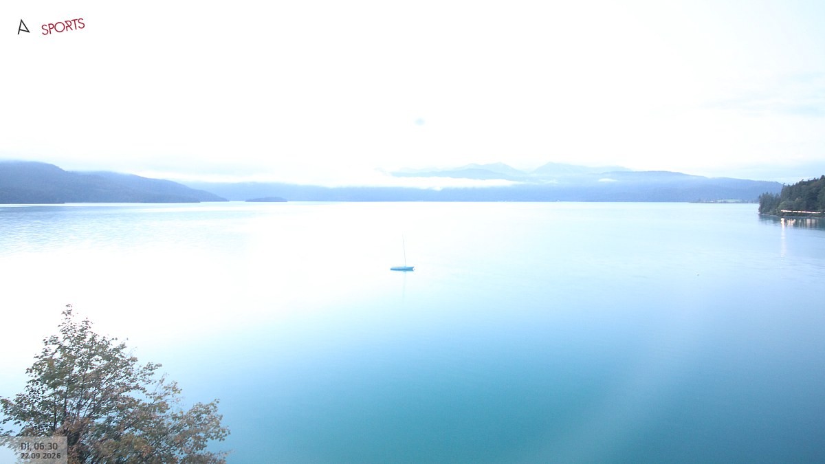 Archiv Foto Webcam Hotel Karwendelblick: Ausblick zum Walchensee