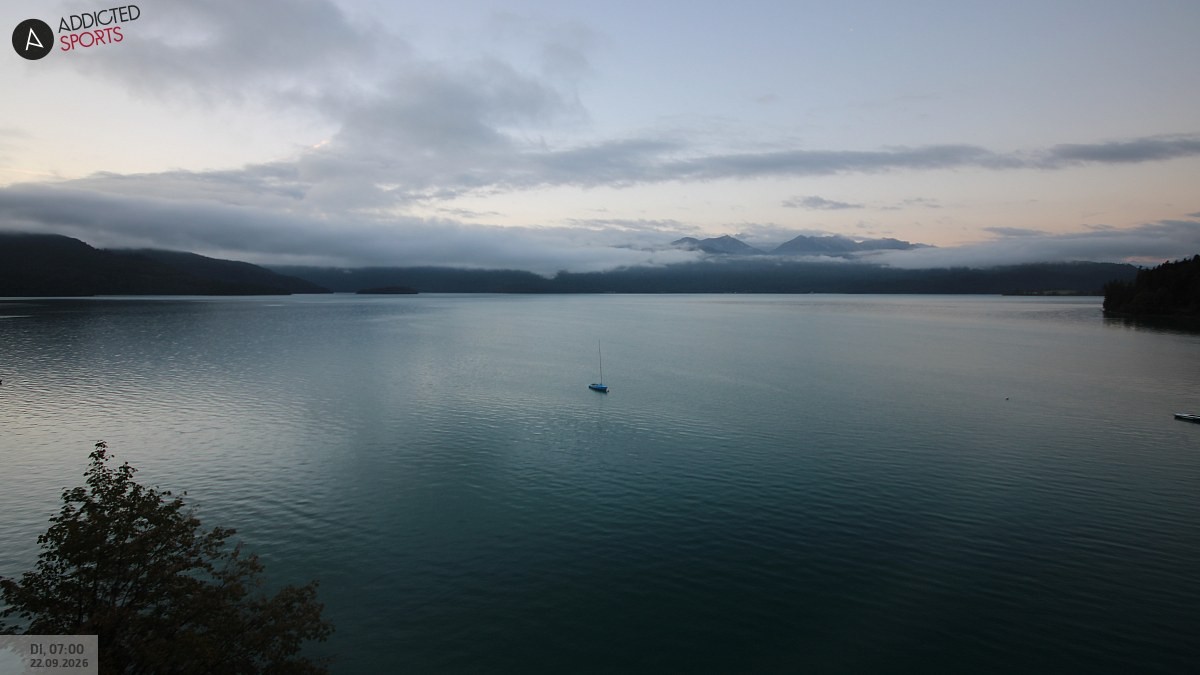 Archiv Foto Webcam Hotel Karwendelblick: Ausblick zum Walchensee