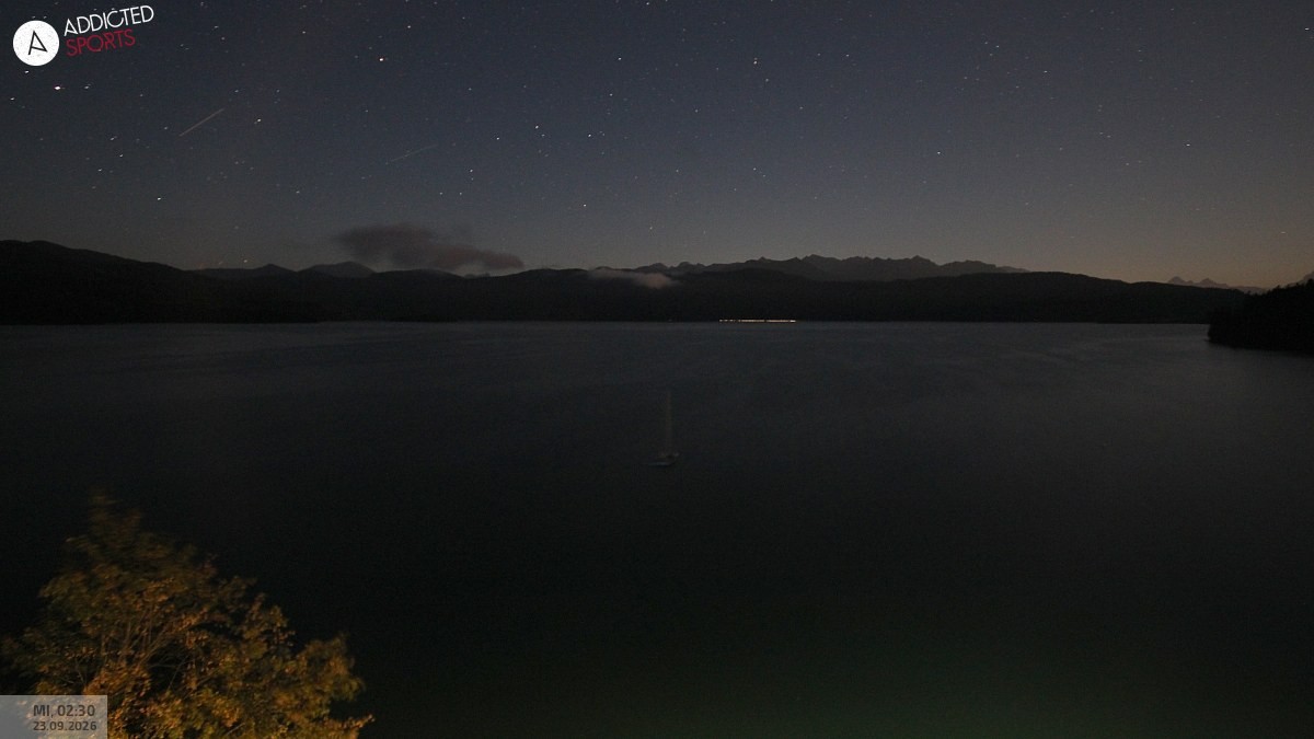 Archived image Webcam Lake Walchensee: View Hotel Karwendelblick
