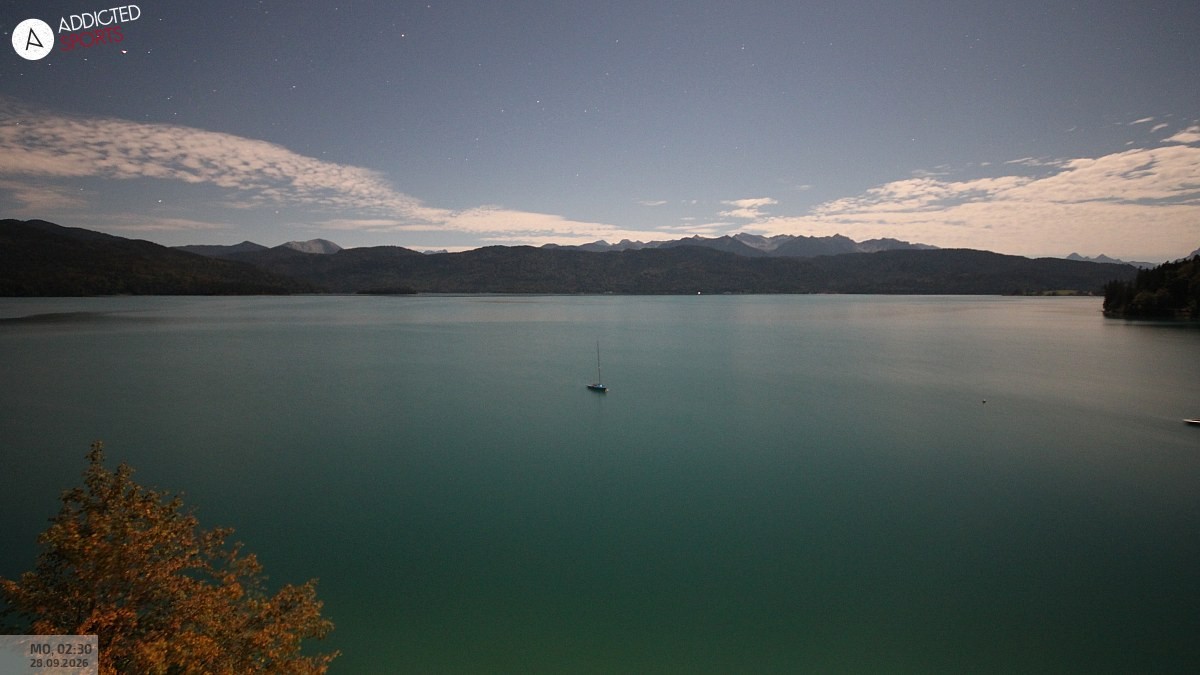 Archiv Foto Webcam Hotel Karwendelblick: Ausblick zum Walchensee