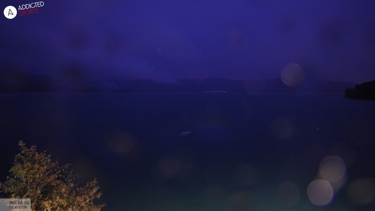 Archiv Foto Webcam Hotel Karwendelblick: Ausblick zum Walchensee