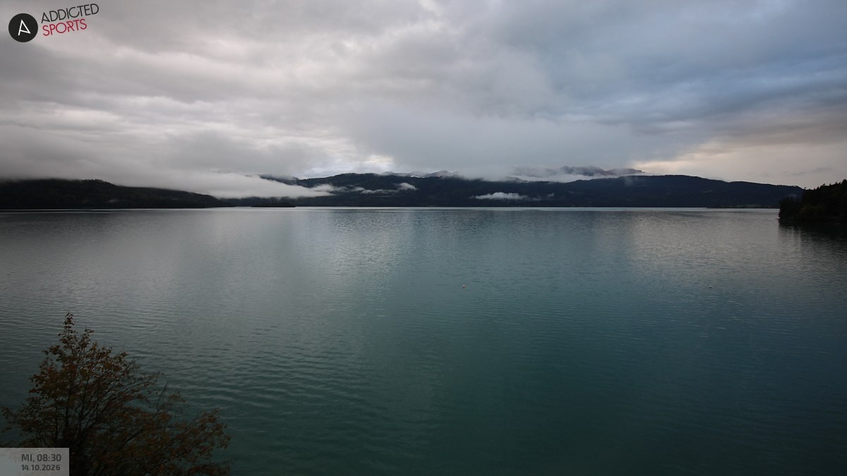 Archiv Foto Webcam Hotel Karwendelblick: Ausblick zum Walchensee