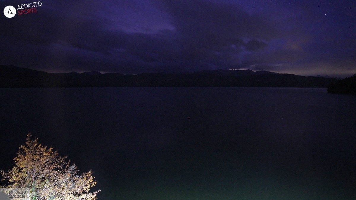 Archiv Foto Webcam Hotel Karwendelblick: Ausblick zum Walchensee