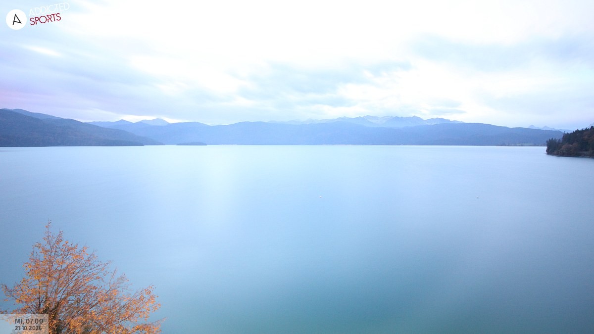 Archiv Foto Webcam Hotel Karwendelblick: Ausblick zum Walchensee