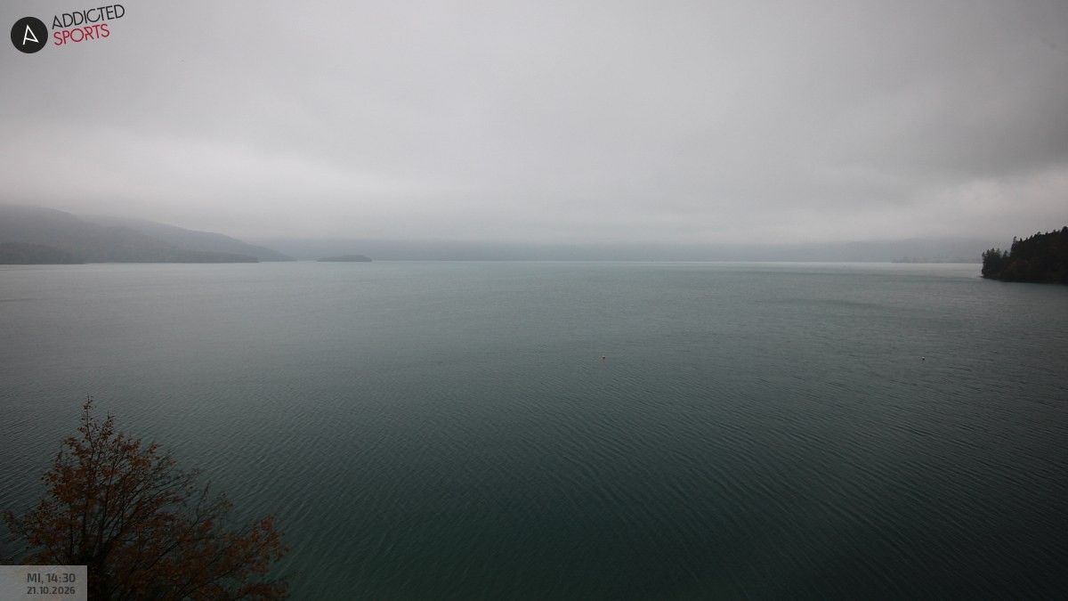 Archiv Foto Webcam Hotel Karwendelblick: Ausblick zum Walchensee